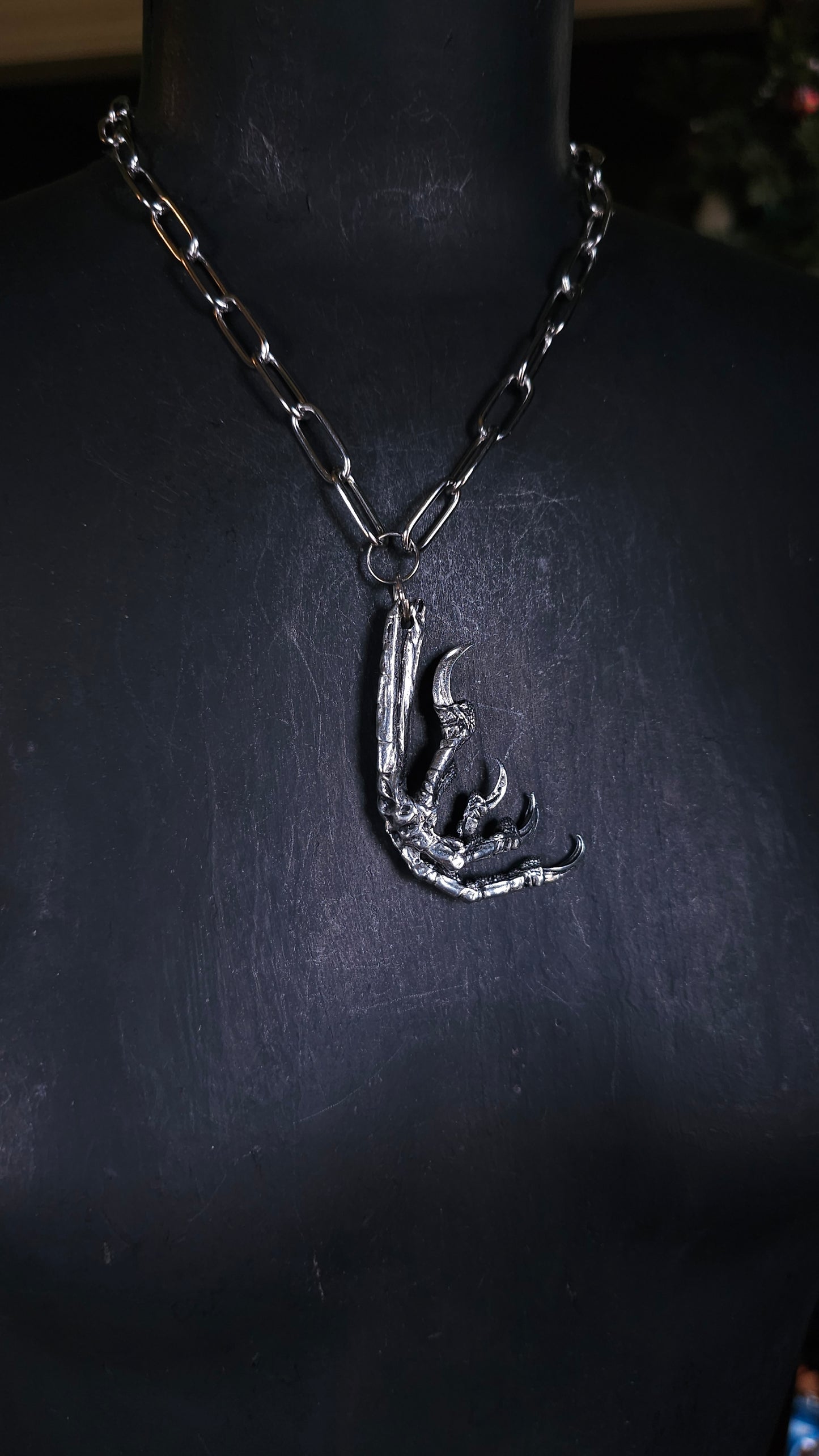 Crow Foot Pendant Necklace MTO