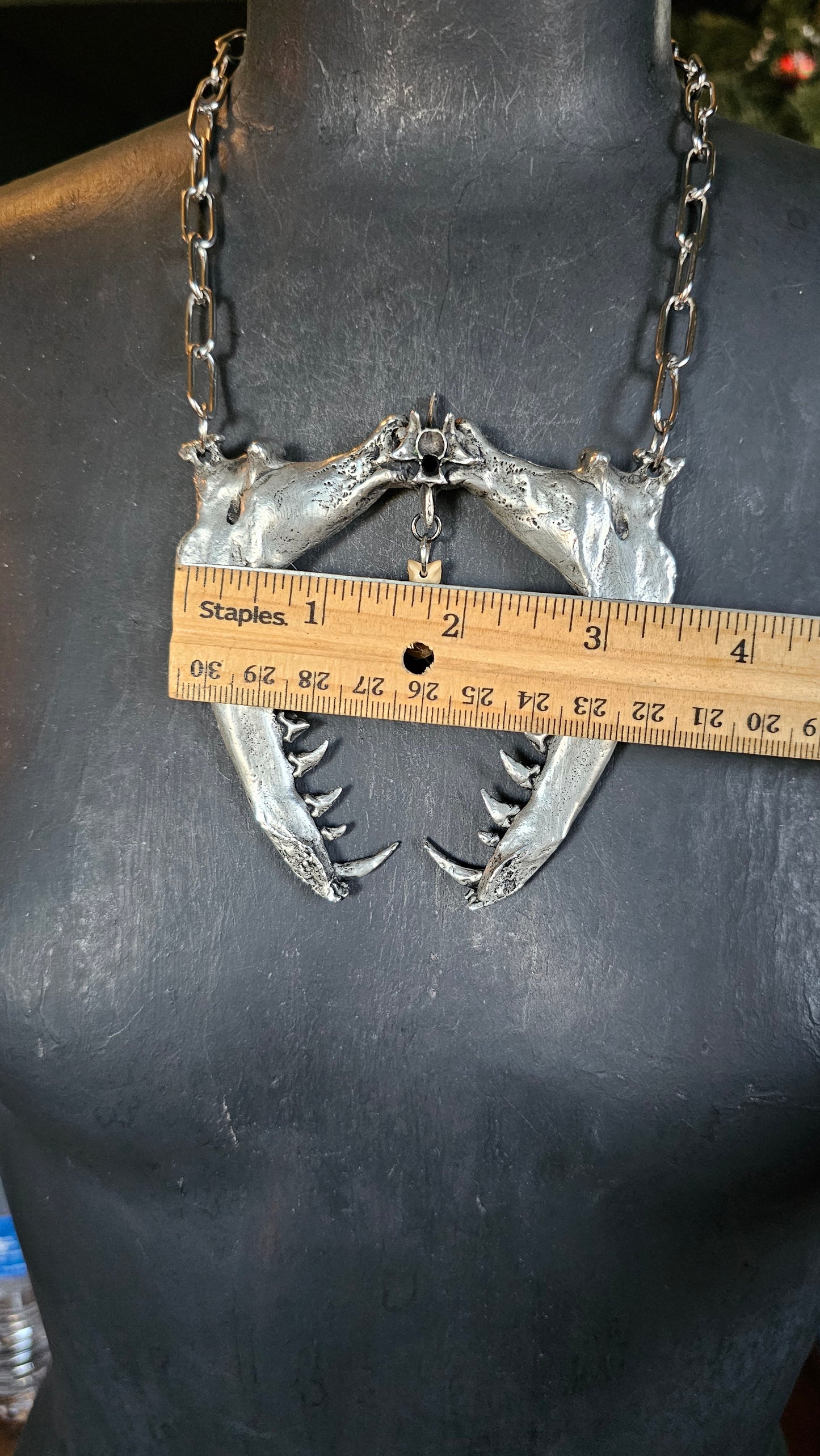 Goddess of the Bones MTO , jaw bone necklace , bone jewelry , handmade jewelry