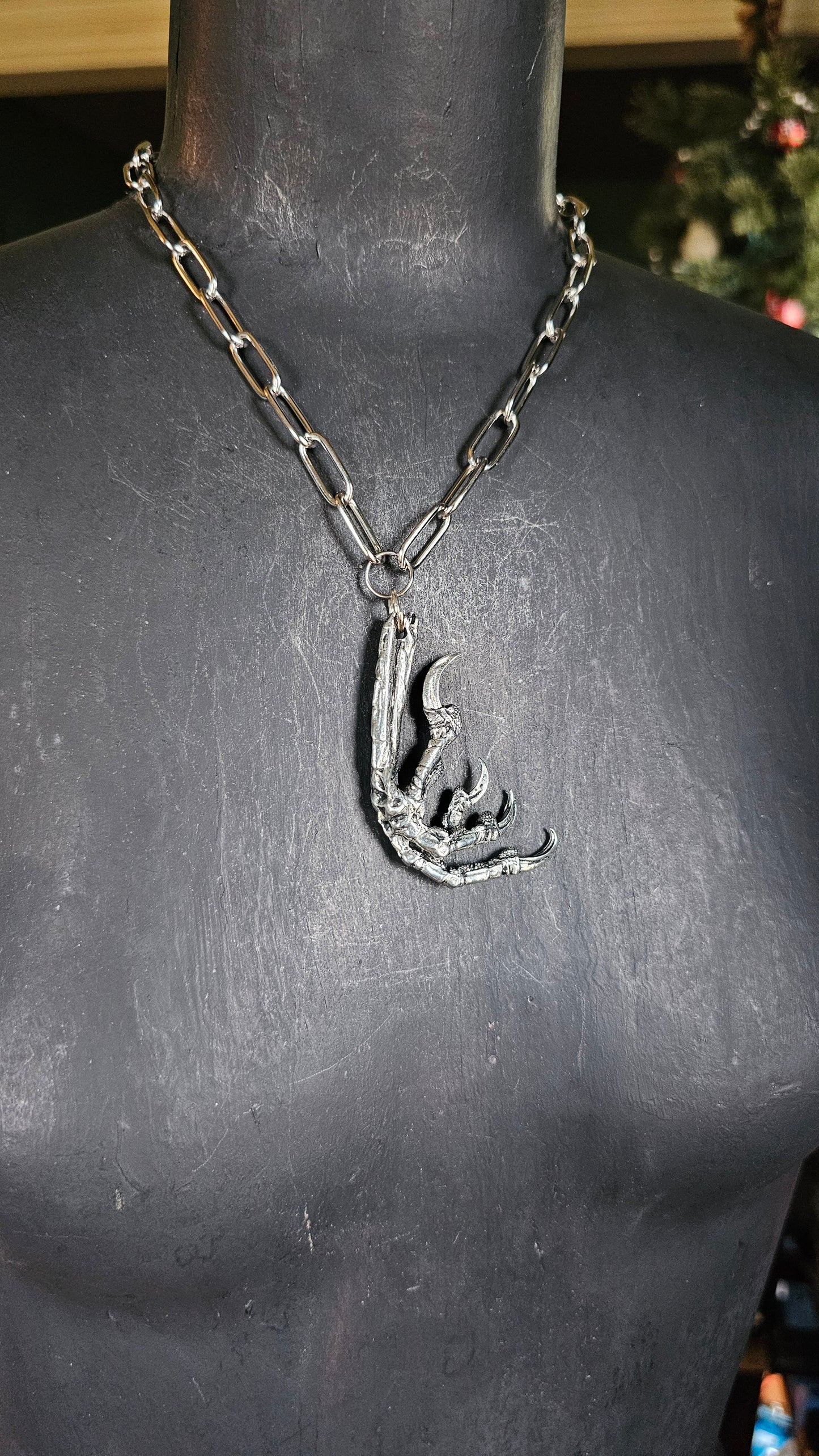 Crow Foot Pendant Necklace MTO