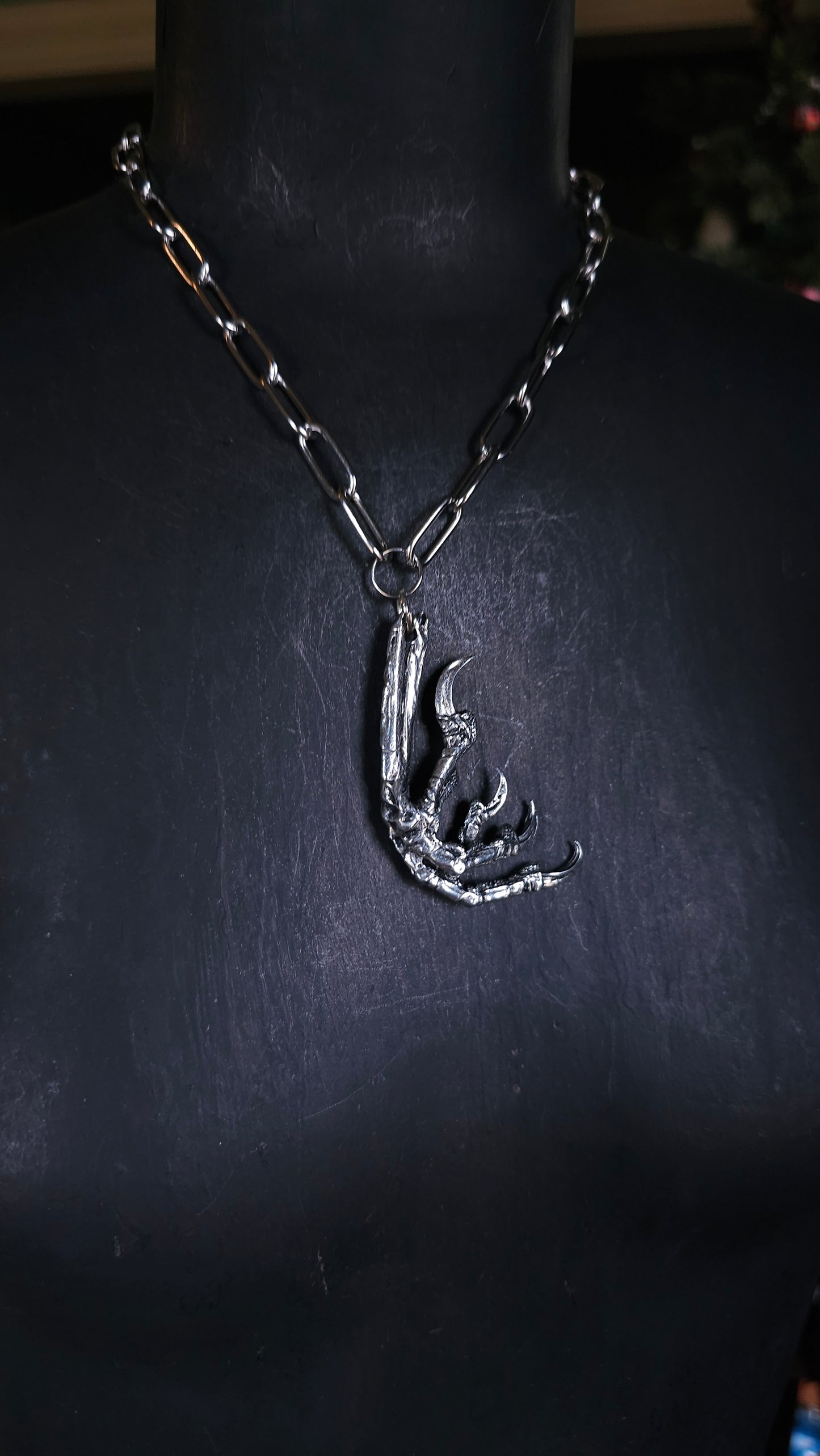 Crow Foot Pendant Necklace MTO