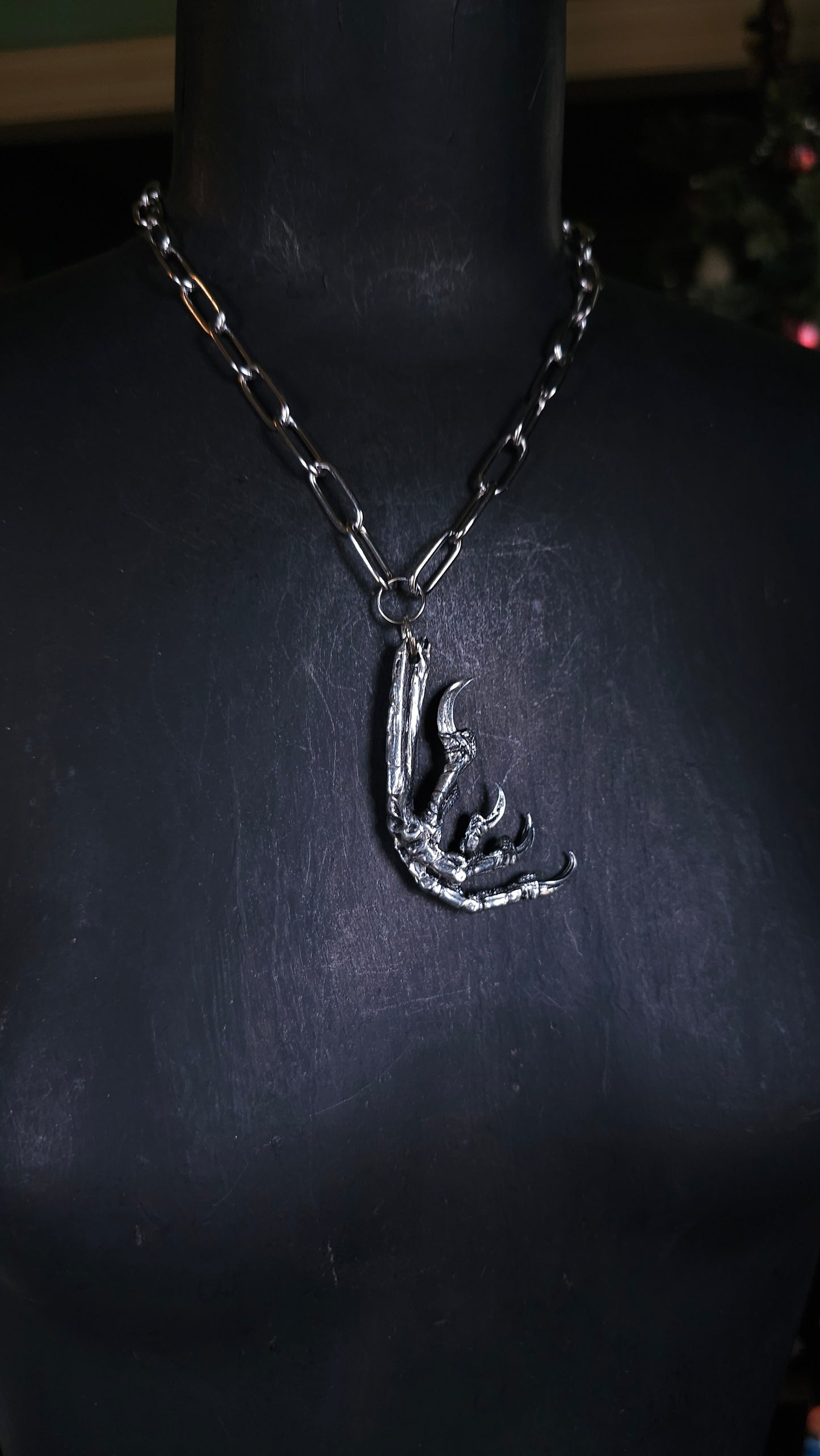 Crow Foot Pendant Necklace MTO