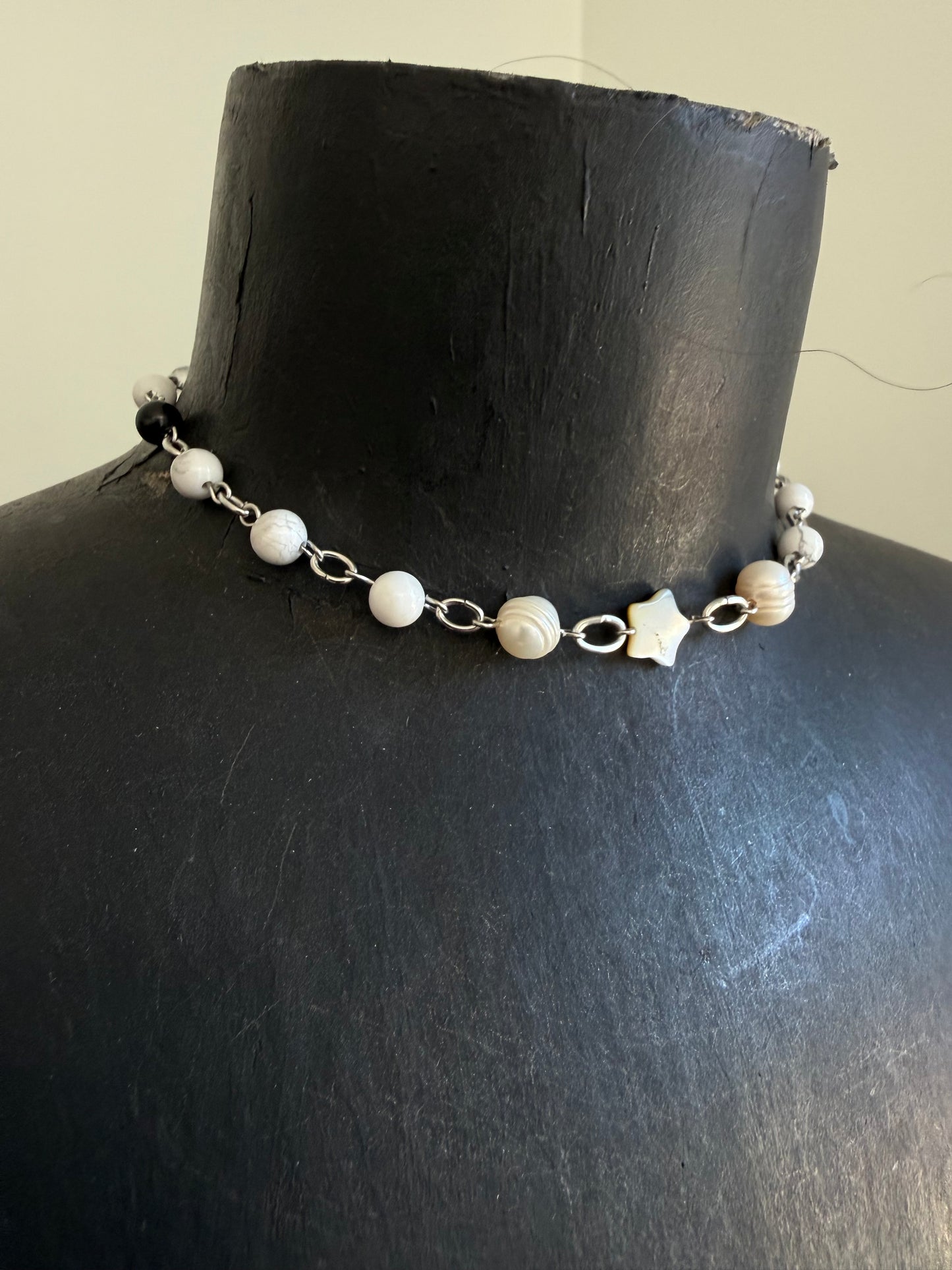 Star Child Beaded Choker