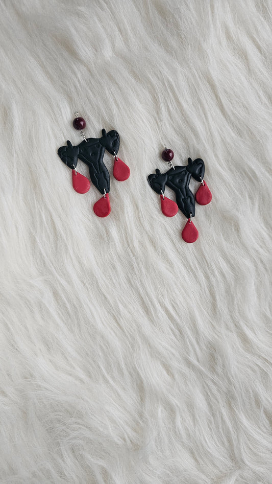 FUterus Polymer Clay Earrings (Small)