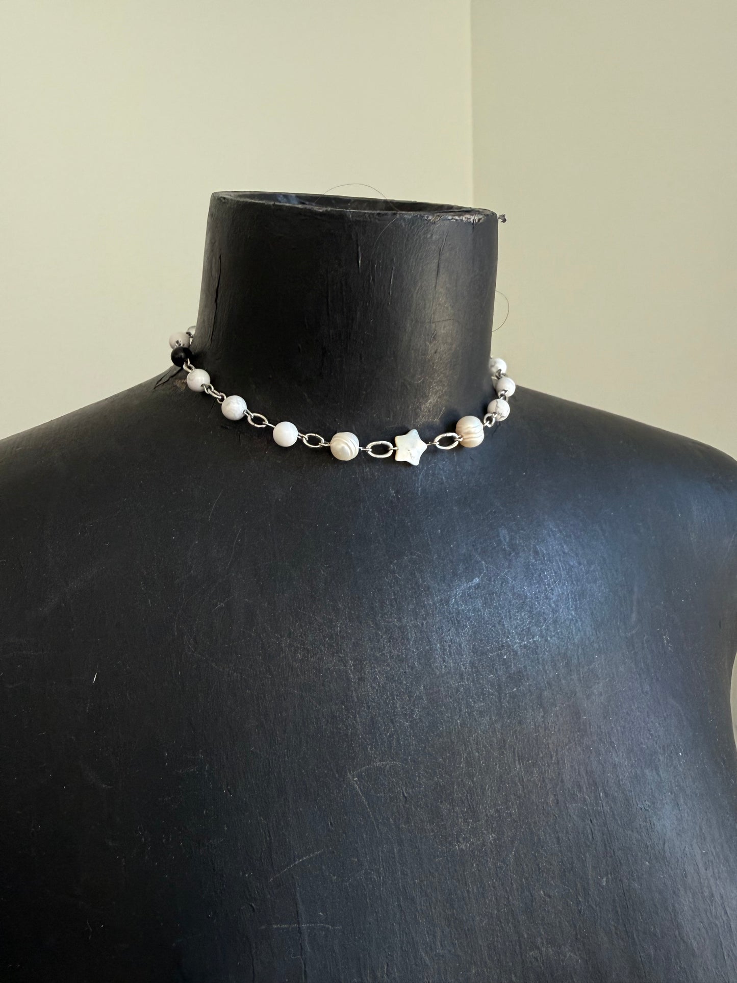 Star Child Beaded Choker