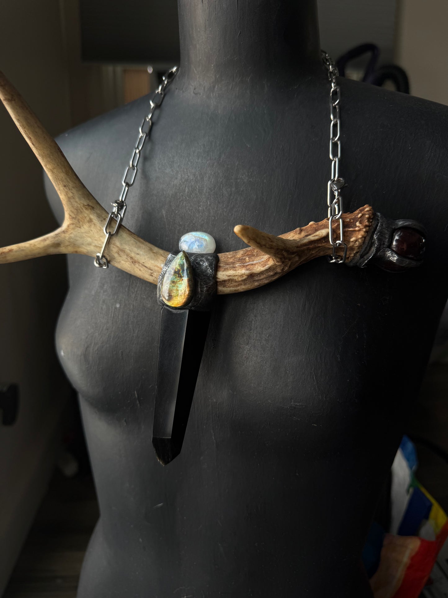 A Wild Within Antler Talisman