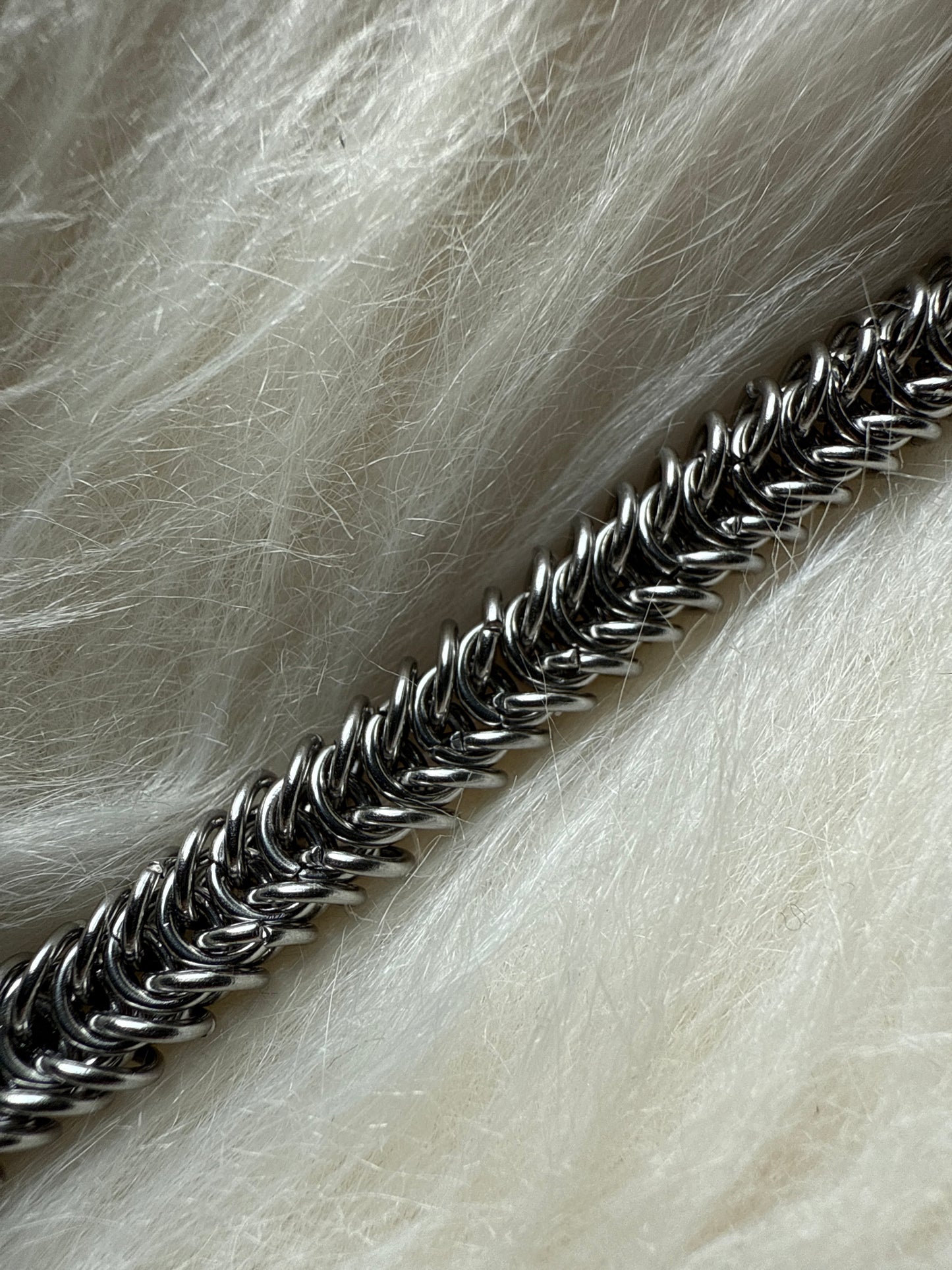 Charlotte Chainmaille Bracelet Stainless steel Bracelet handmade jewelry