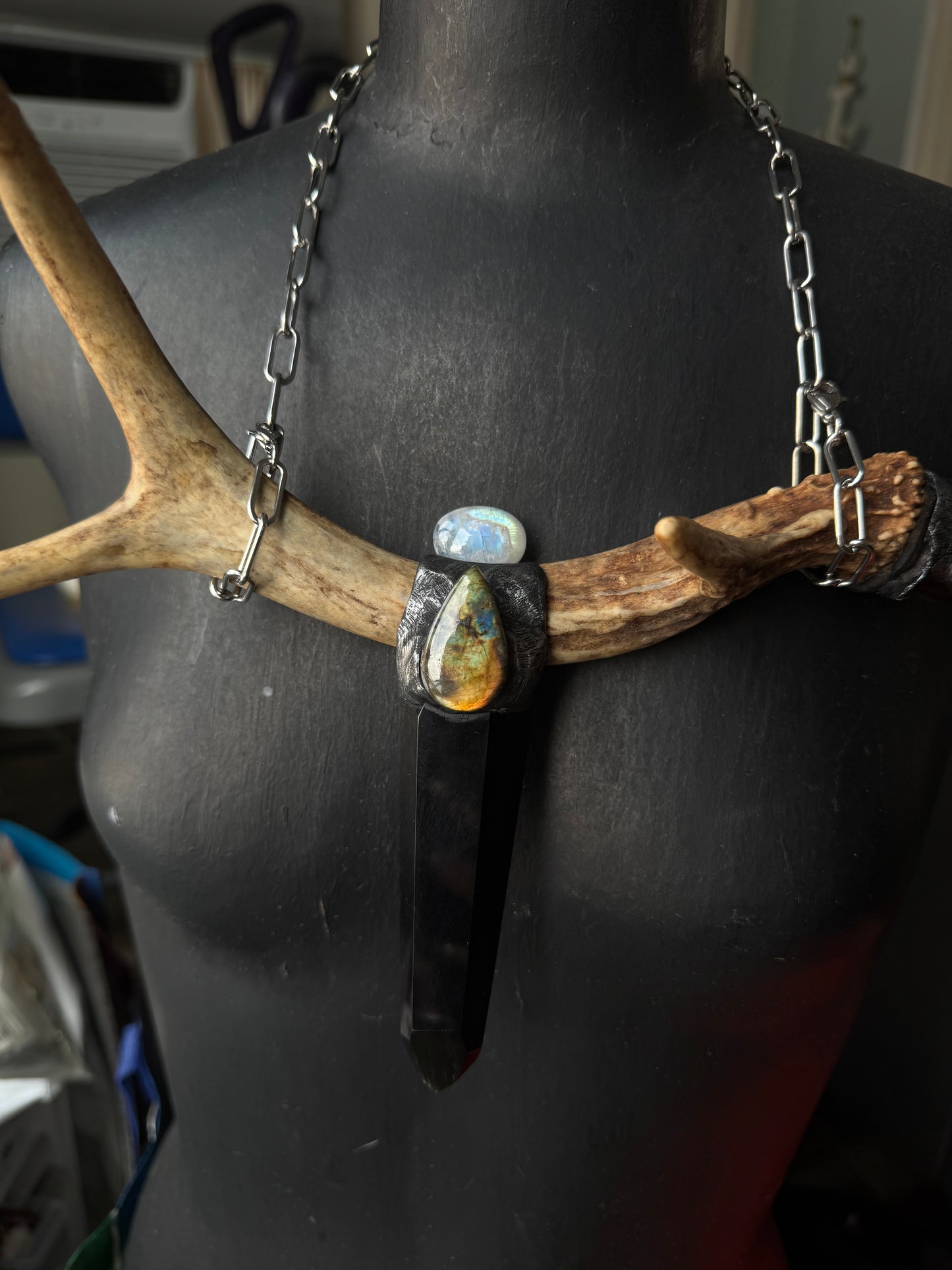 A Wild Within Antler Talisman