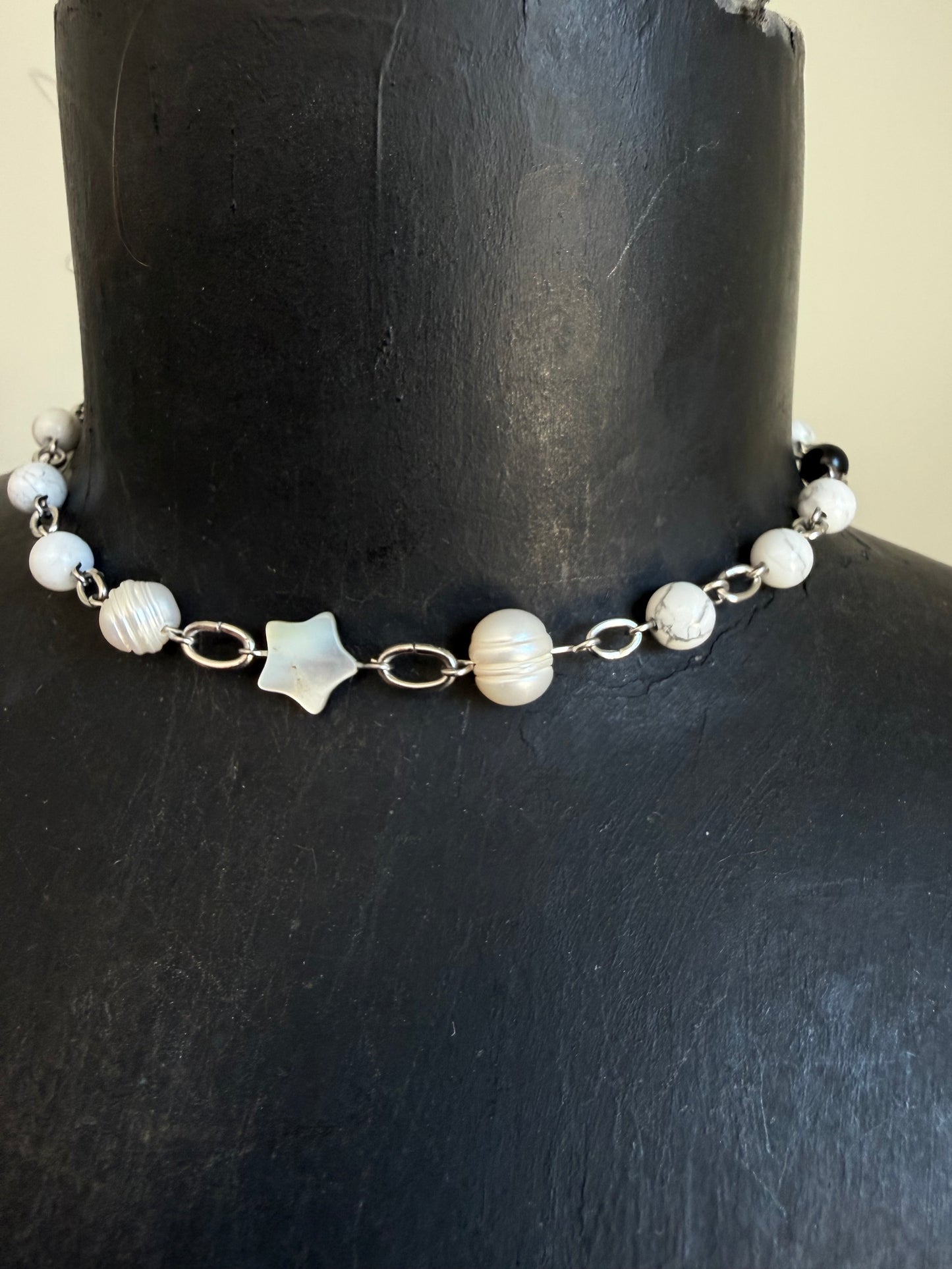 Star Child Beaded Choker