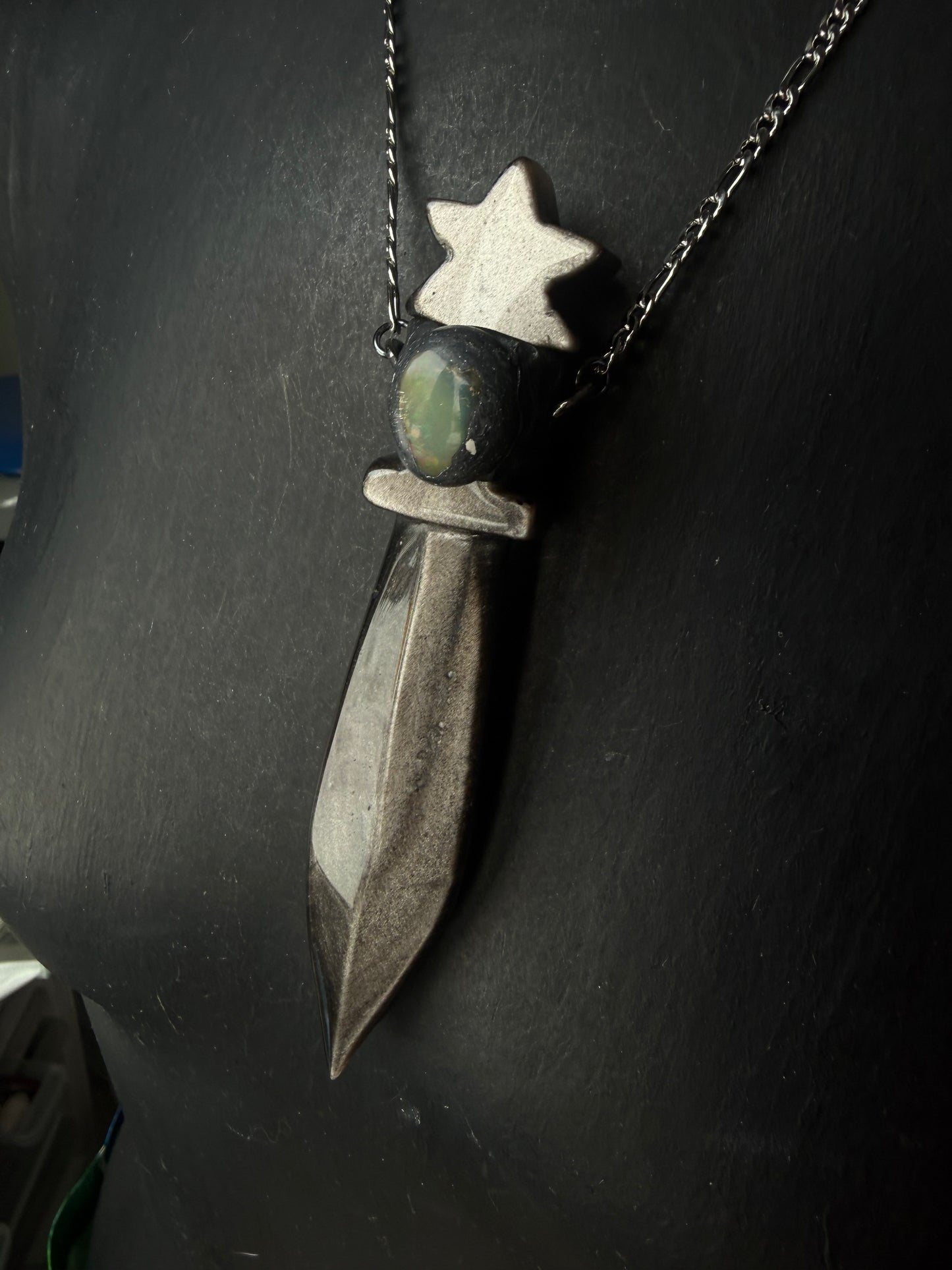 A Spiritual Warrior Wearable Dagger Pendant