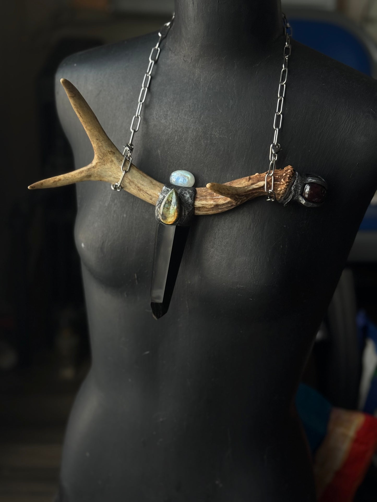 A Wild Within Antler Talisman