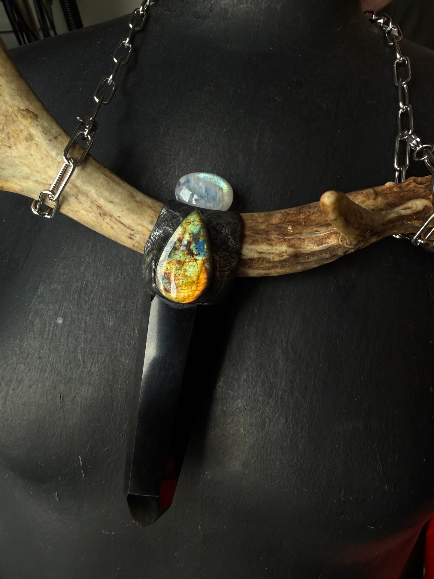 A Wild Within Antler Talisman