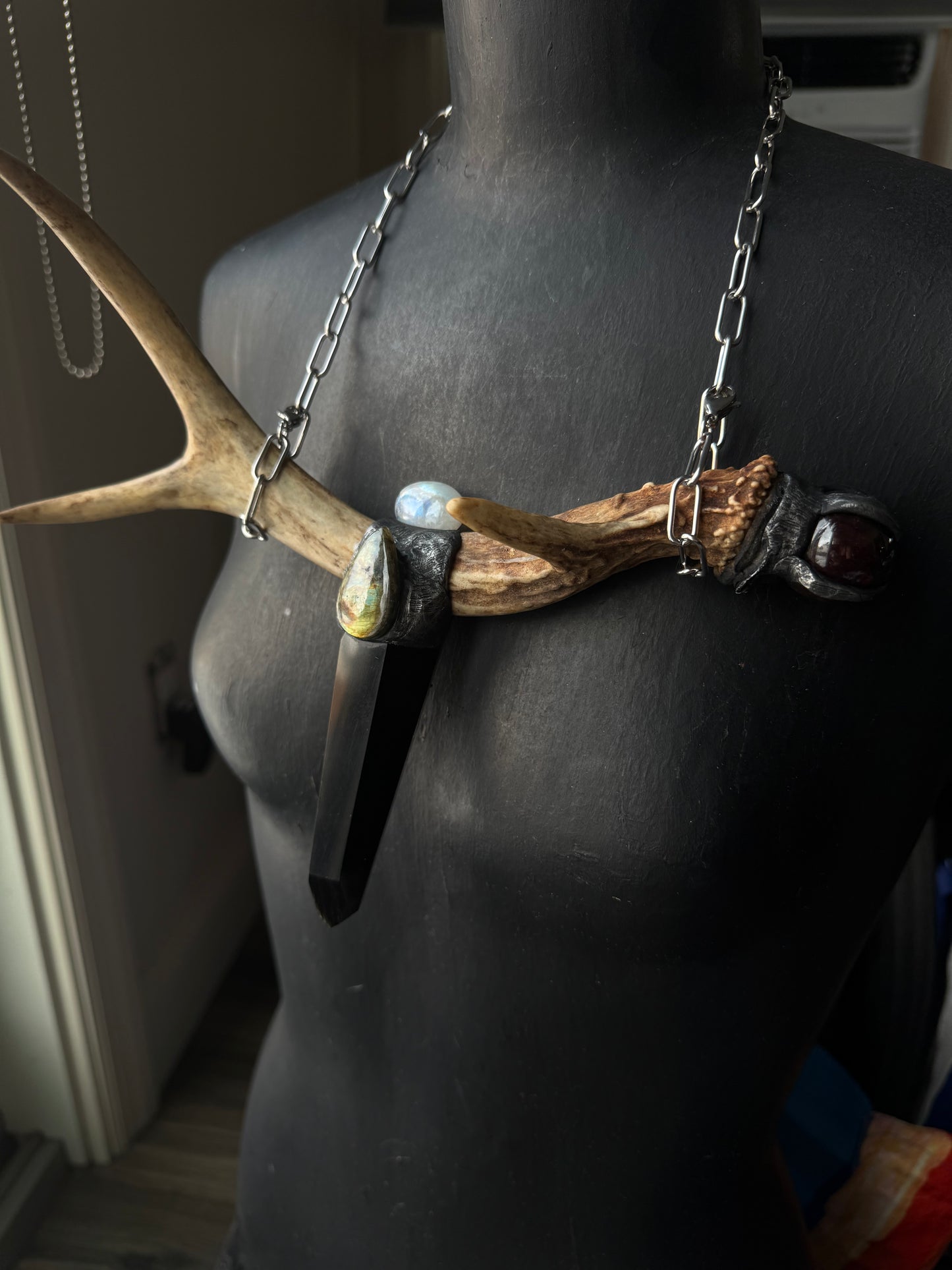 A Wild Within Antler Talisman