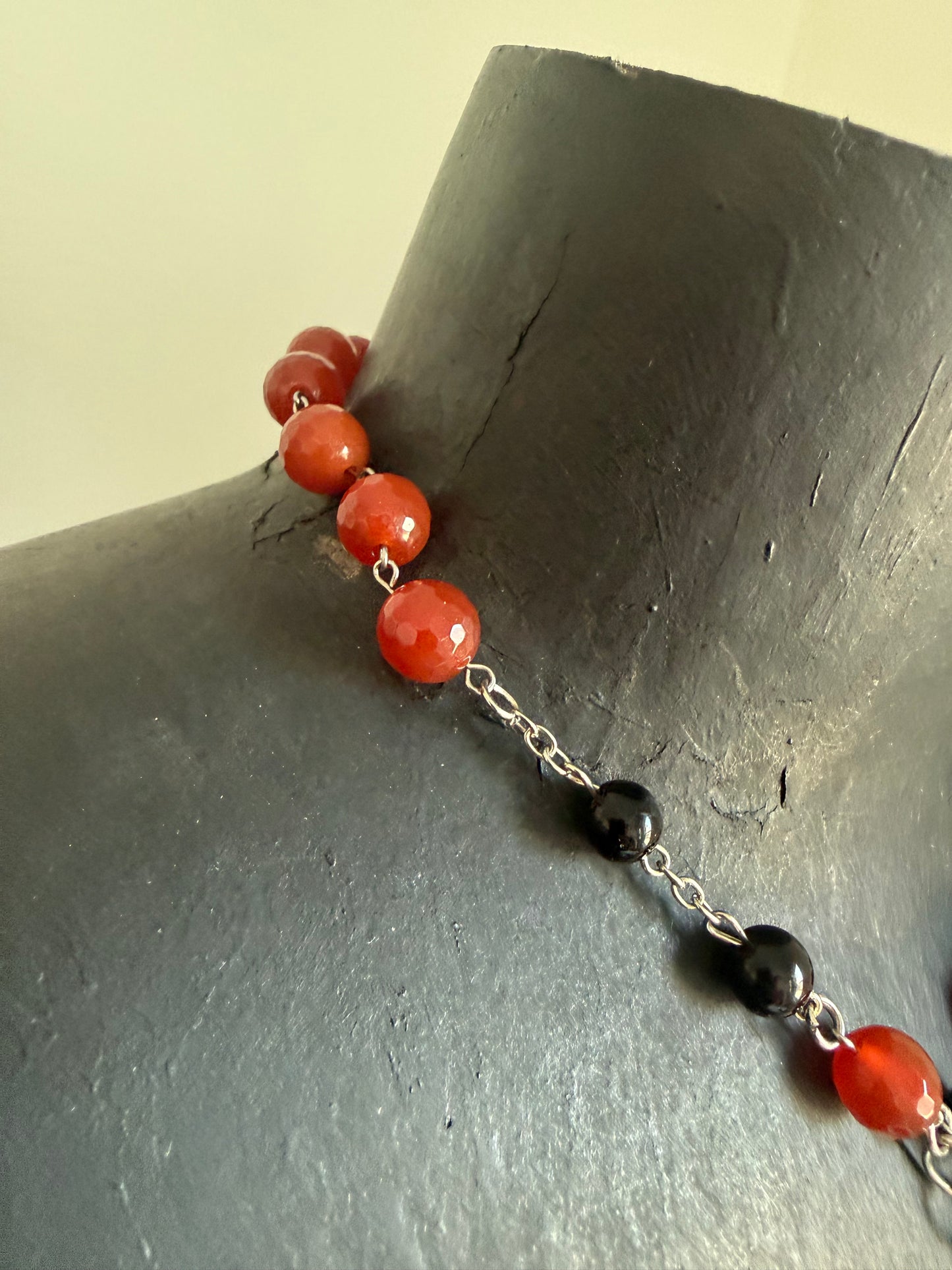 Night Moth beaded Choker