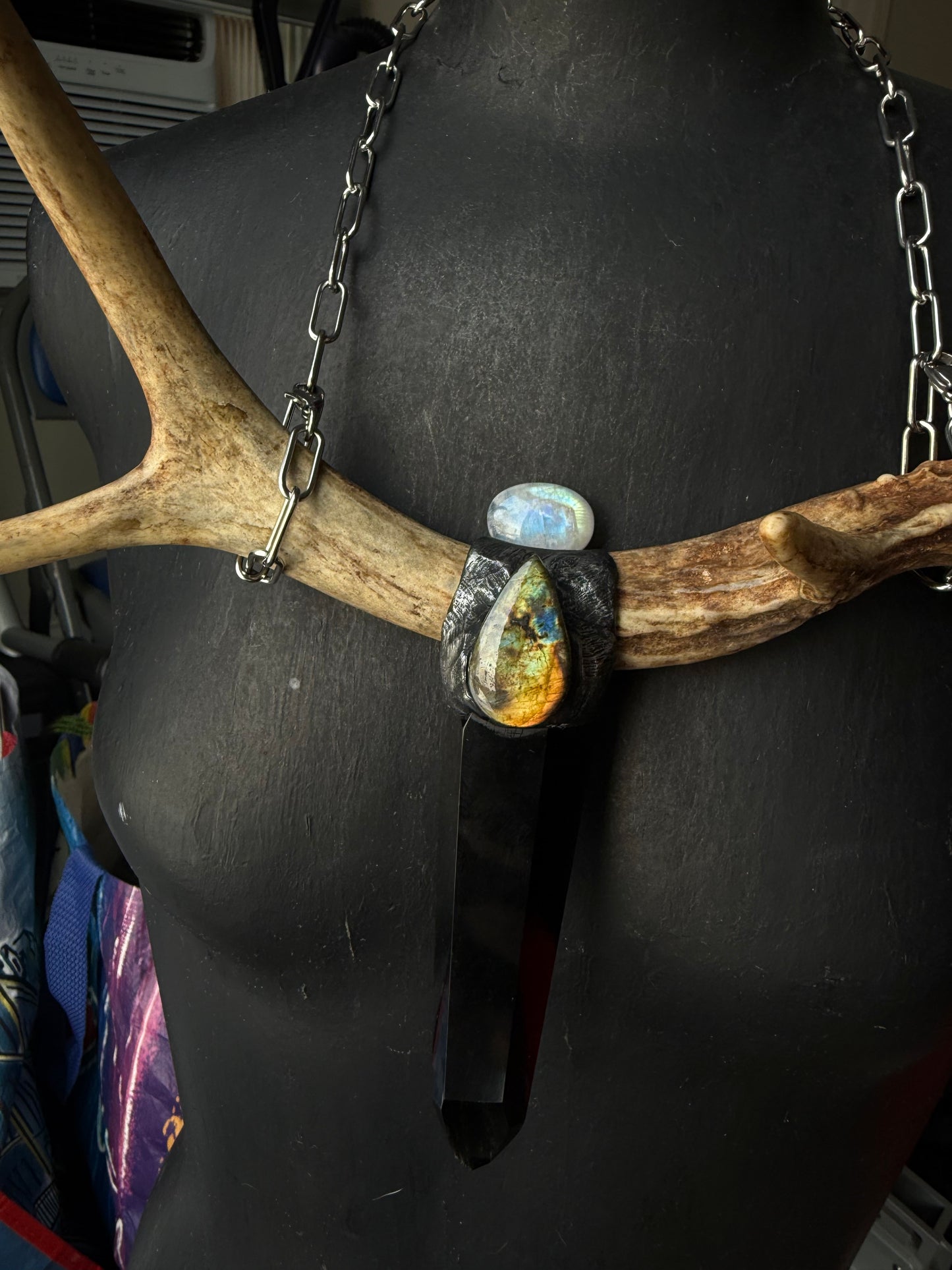 A Wild Within Antler Talisman