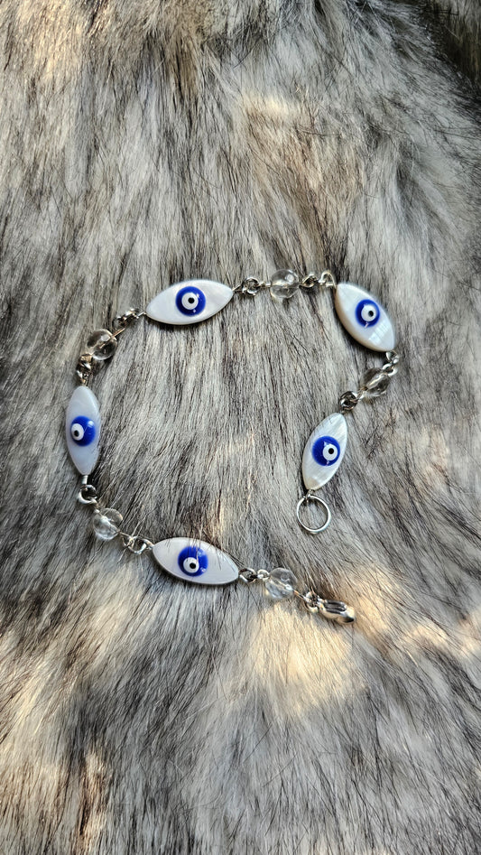 Evil Eye Quartz Protection Bracelet