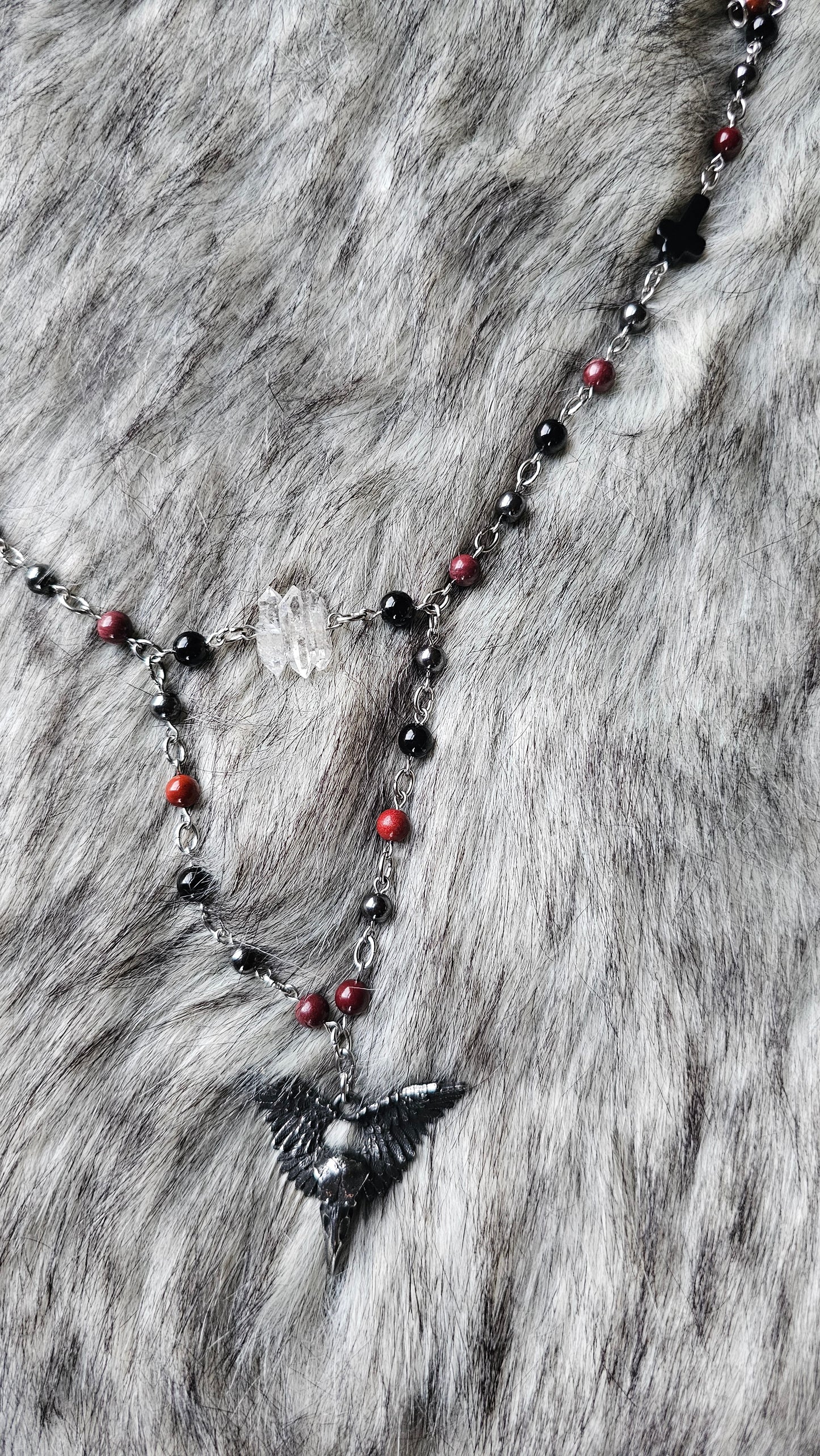 Morrigan Skull Choker