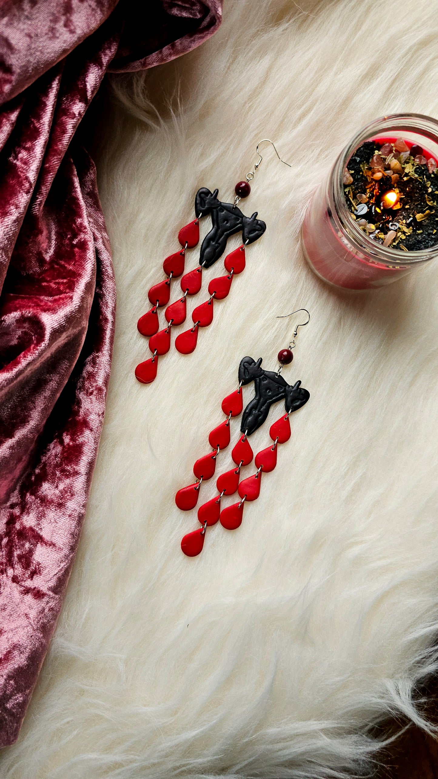 FUterus Polymer Clay Earrings