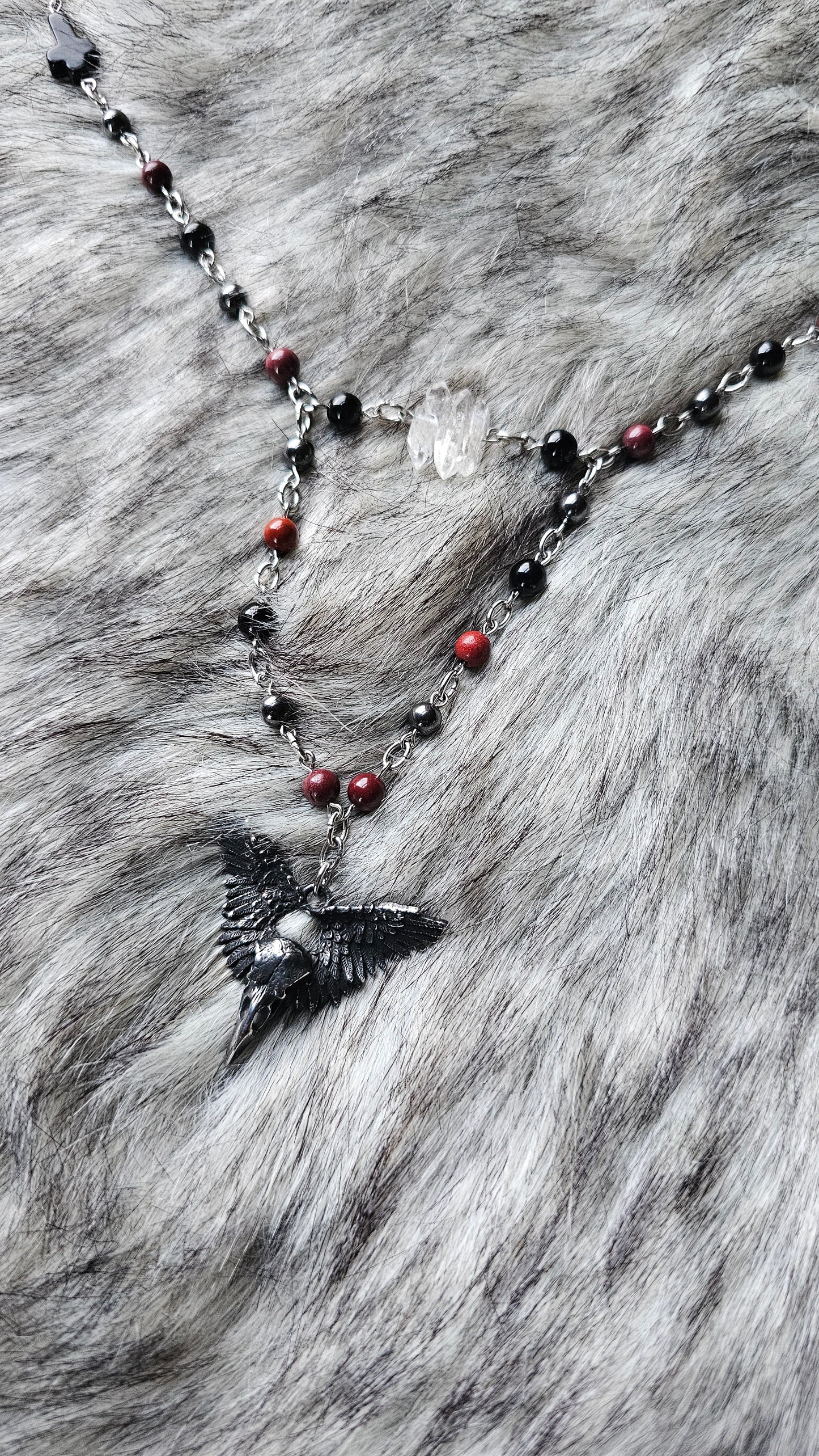 Morrigan Skull Choker