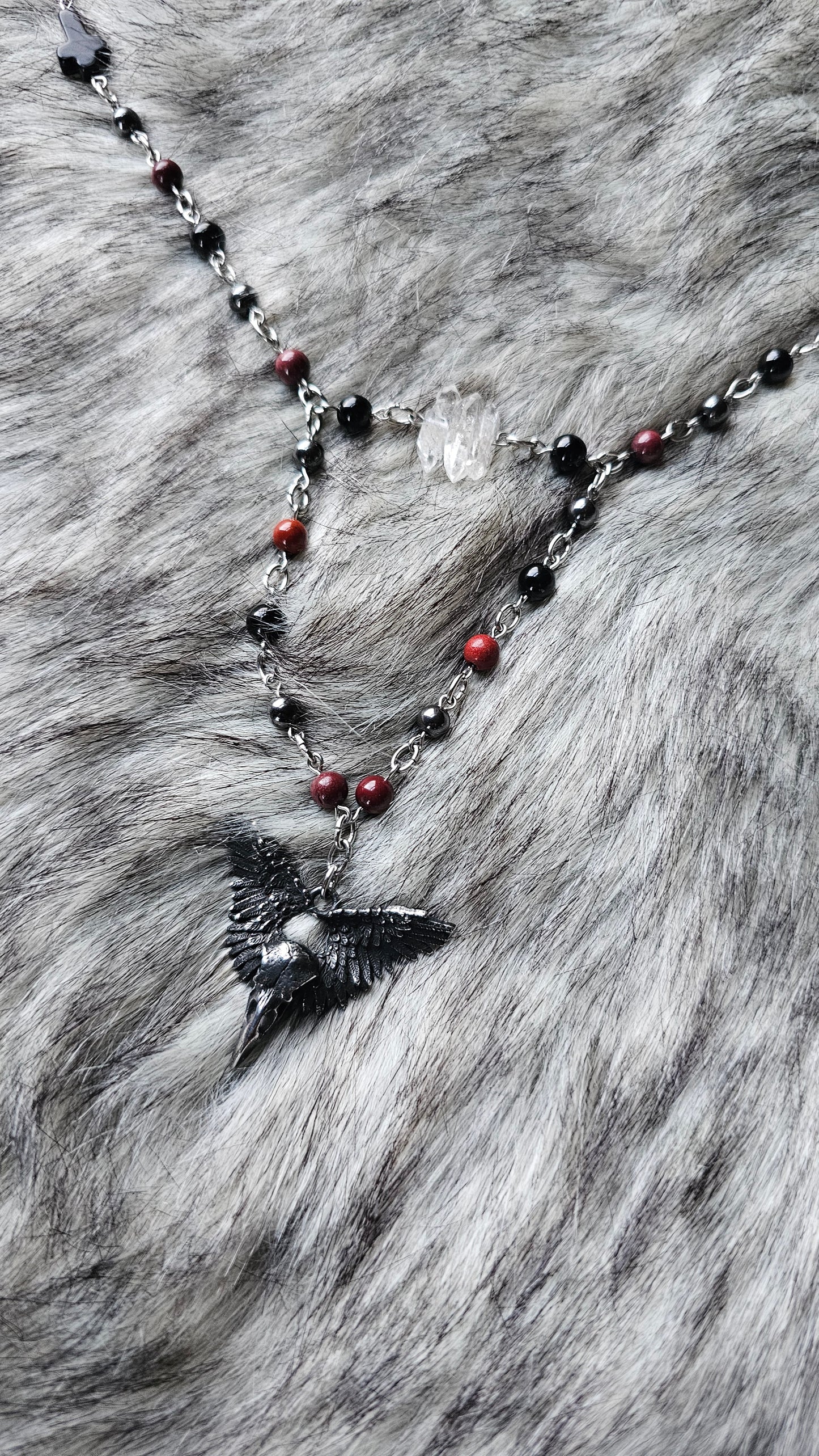 Morrigan Skull Choker